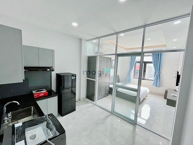 Hình ảnh 𝑲𝑯𝑨𝑰 𝑻𝑹𝑼̛𝑶̛𝑵𝑮 studio Full nội thất, máy giặt Ký Hòa Quận 5