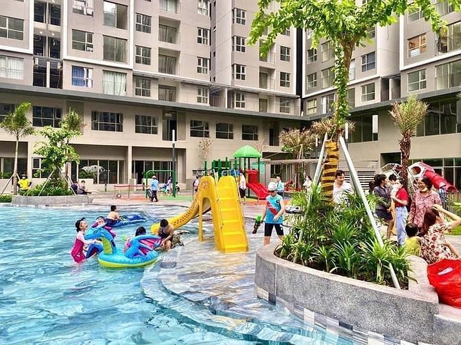 Hình ảnh Cho thuê 5.5 trieu/thang ( 2 PN + 2 WC ) Có Sẵn Giường Tủ Mới