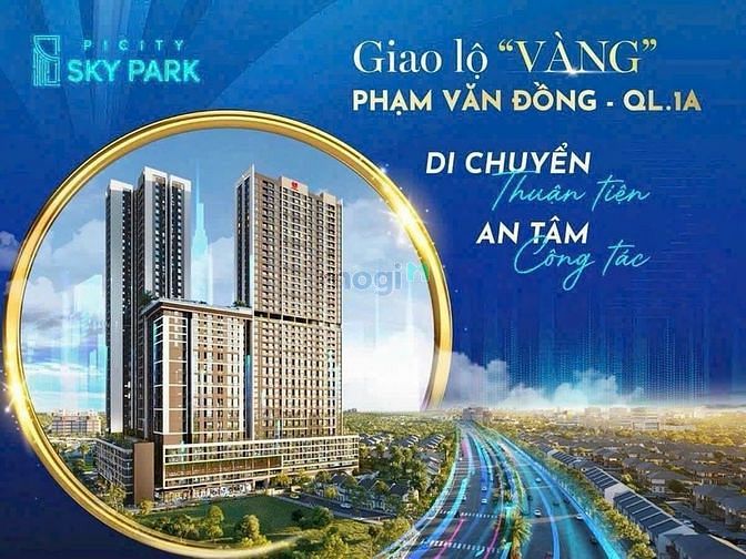 Hình ảnh Căn góc 2,8 tỷ/2PN, Picity Sky Park Dĩ An Bình Dương