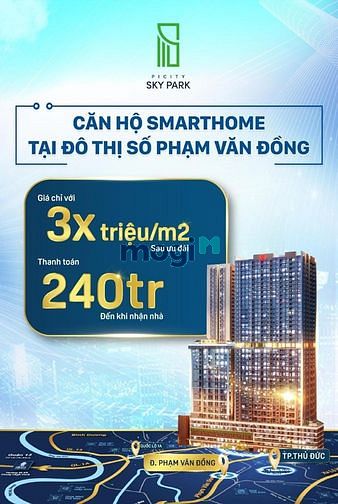 Hình ảnh Căn góc 2,8 tỷ/2PN, Picity Sky Park Dĩ An Bình Dương
