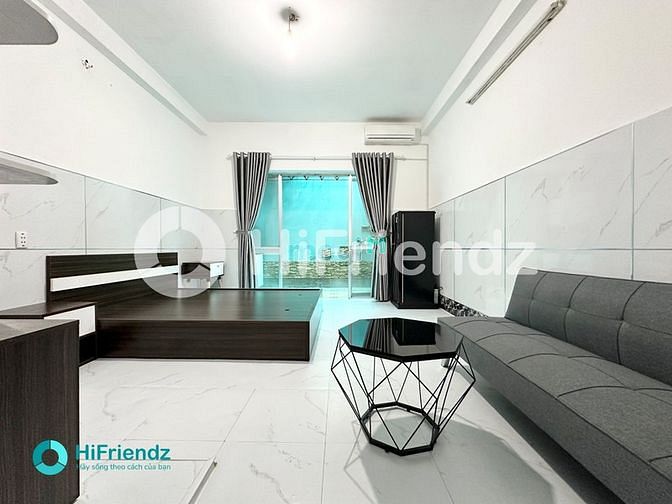 Hình ảnh 🚩Phòng Mới Full Nội Thất - Vòng Xoay Lê Đại Hành - 1PN Ban Công