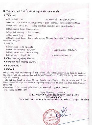 Hình ảnh Cần Bán Tòa nhà 599m2 tại 129 Bành Văn Trân, Phường 7, Q Tân Bình