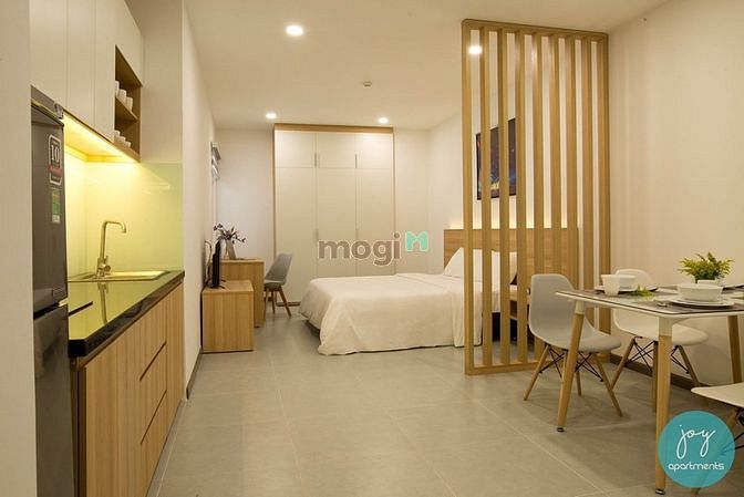 Hình ảnh ✈️Cho Thuê Căn Hộ Full Nội Thất Decor Gam Màu Gỗ Vintage Quận Tân Bình