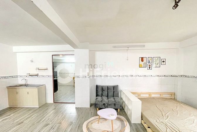 Hình ảnh Studio giá hạt dẻ, bếp xa giường khu sân bay