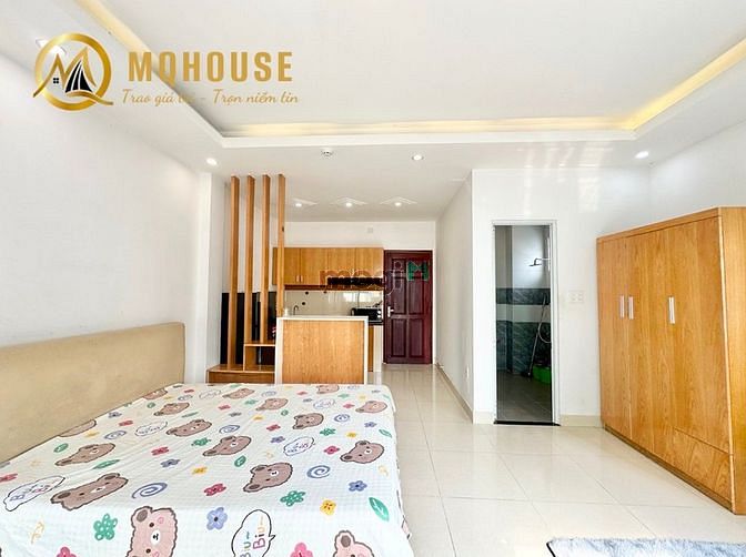 Hình ảnh 1 phòng ngủ - ban công - ngay XVNT 2 chiều - giáp cầu Thị Nghè