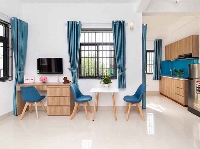 Hình ảnh CHo Thuê Căn Hộ Cao Cấp Full Nội Thất 40m2 Có Ban Công Gần Sân Bay