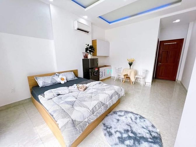 Hình ảnh Cho thuê căn studio ban công siêu xinh đầy đủ nội thất Bình Thạnh