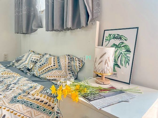Hình ảnh Căn Hộ Dịch Vụ 1PN Mới 100% - Full Nội Thât - Ban Công - Khu Sân Bay
