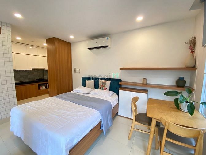 Hình ảnh Cho Thuê Căn Hộ Full Nội Thất Có Cửa Sổ Mới 100% 40m2 Gần Sân Bay