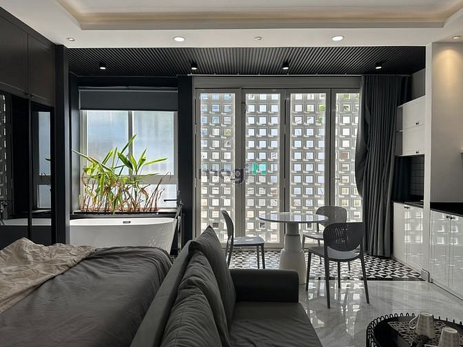 Hình ảnh Căn Hộ Cao Cấp Full Nội Thất Có ban Công Tách Bếp Máy Giặt Riêng