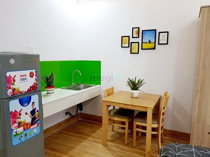 Hình ảnh Studio full nội thất, cửa sổ trời, thang máy, gần CV Phú Lâm, BXMT