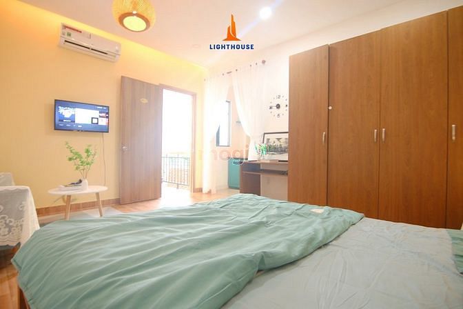Hình ảnh Cho Thuê Studio Cao Cấp Full Nội Thất Có Ban Công 35m2 Gần Sân Bay