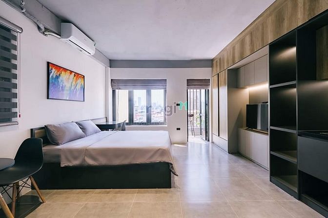 Hình ảnh Cho Thuê Căn Hộ Studio Cửa Sổ Lớn - Ban Công Gần Chợ Phạm Văn Hai QTB