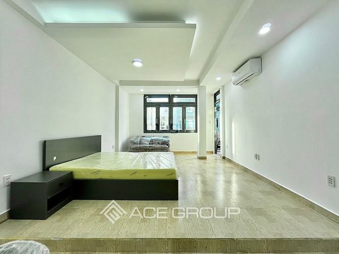 Hình ảnh Studio ban công full NT gần SVĐ Thống Nhất, BV Nhi Đồng1, ĐH Y Dược