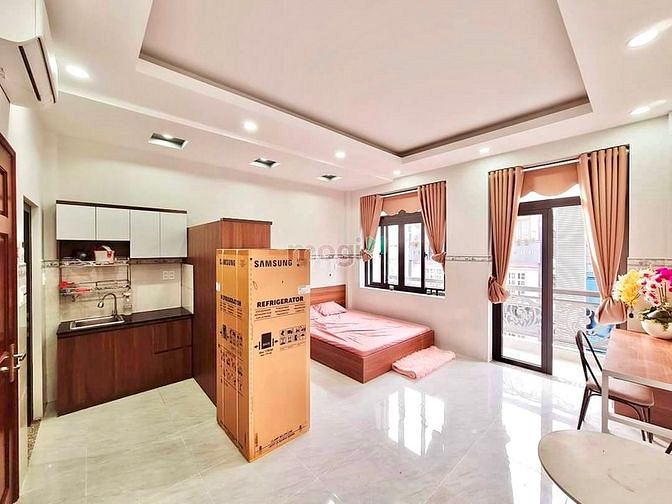 Hình ảnh Siêu xịn luôn!! Studio Ban Công full nội thất + máy giặt riêng 😍😍