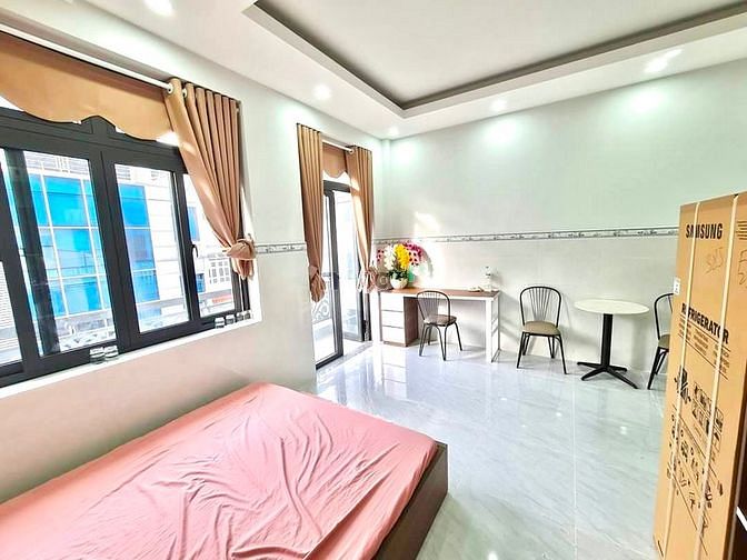 Hình ảnh Siêu xịn luôn!! Studio Ban Công full nội thất + máy giặt riêng 😍😍