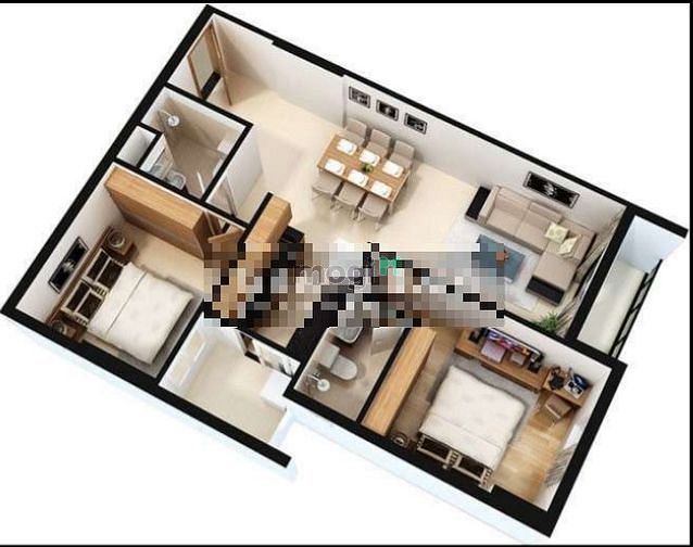 Hình ảnh Chung cư Bộ Công An, NT,CB DTSD 73m2, 2PN 2WC.