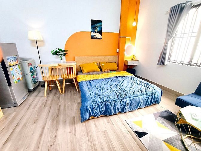 Hình ảnh Cho Thuê Căn Hộ 1PN Full Nội Thất Tách Bếp Máy Giặt Riêng Tân Bình