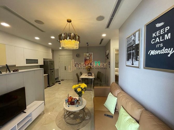 Hình ảnh 1 phòng ngủ Vinhomes Ba Son Golden River 50,7m2 đang trống sẵn