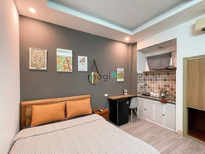 Hình ảnh Cho Thuê Căn Hộ Studio/Nội thất mới 100%/Gần Công viên Hoàng Văn Thụ