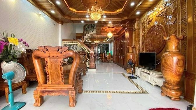 Hình ảnh Nhiều gỗ quý ôtô ngủ nhà 5x19m đường 8m tặng nội thất tiền tỷ, 14tỷ TL