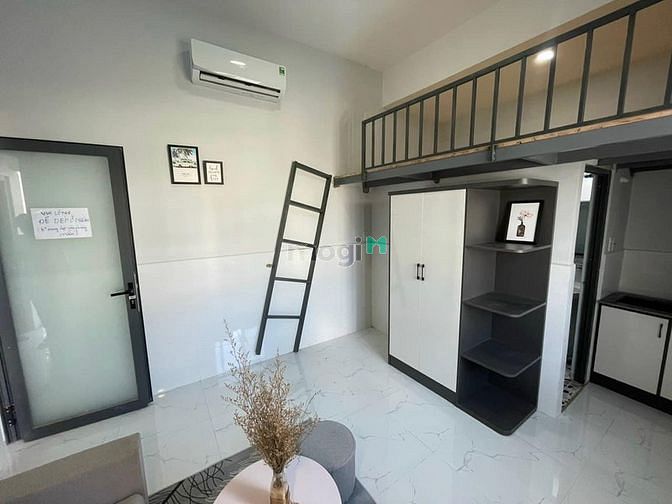 Hình ảnh Phòng trọ có gác đầy đủ nội thất có thang máy