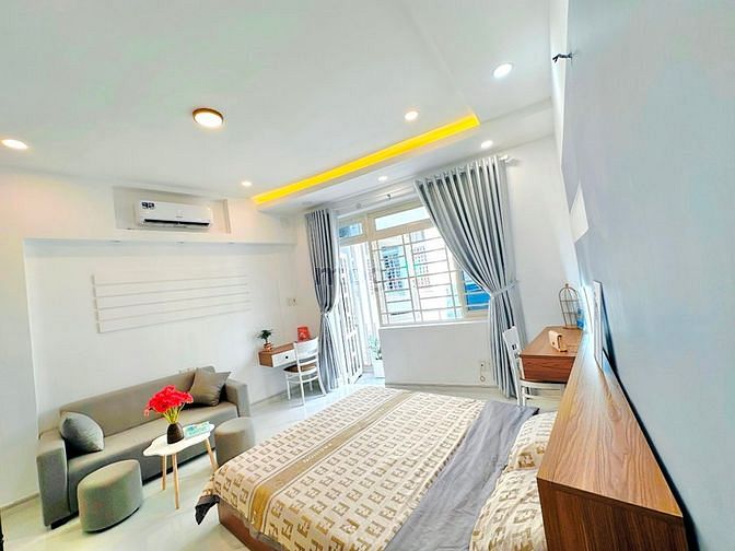 Hình ảnh Khai Trương Căn Hộ Mới 100% Ban Công Bự Full Nội Thất Phan Văn Trị