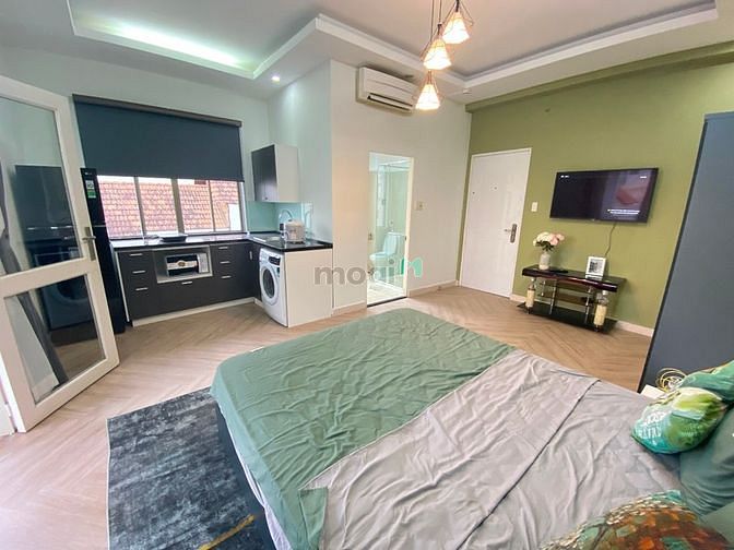 Hình ảnh Studio full nội thất bancon lớn dự án mới- chợ tân định-Lý Chính Thang