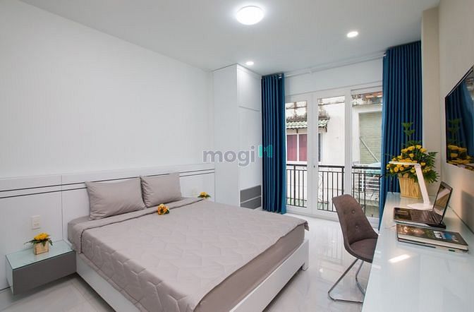 Hình ảnh Studio ban công, full nội thất, thiết kế hiện đại. Trung tâm Quận 1