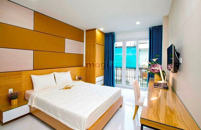 Hình ảnh Studio ban công, full nội thất, thiết kế hiện đại. Trung tâm Quận 1