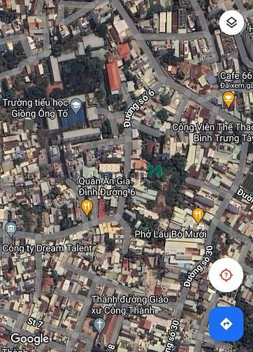 Hình ảnh Bán đất thổ cư lô Góc 2 mặt tiền đường số 6 Bình Trưng Tây Quận 2