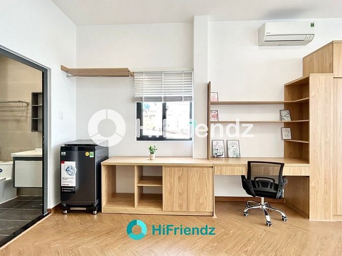 Hình ảnh Mb6623 nạp rút nhanh chóng Studio full nội thất, ban công cửa sổ trời siêu rộng