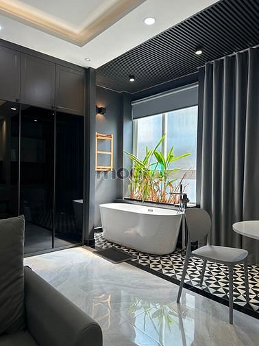 Hình ảnh cho thuê studio có ban công và máy giặt riêng khu K300 Tân Bình