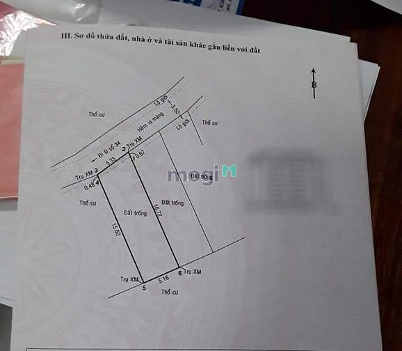 Hình ảnh Chủ gửi Bán đất thổ cư hẻm đường 34 phường Bình Trưng Tây Q2 ngang 5.3