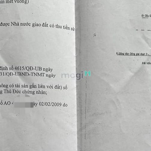 Hình ảnh Bán đất mặt tiền đường Đồng Văn Cống dự án KDC Thạnh Mỹ Lợi - Lô B