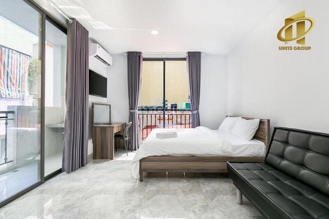 Hình ảnh Studio_BAN CÔNG_Full nội thất cao cấp_45m2_chợ Tân Định_Hồ con rùa