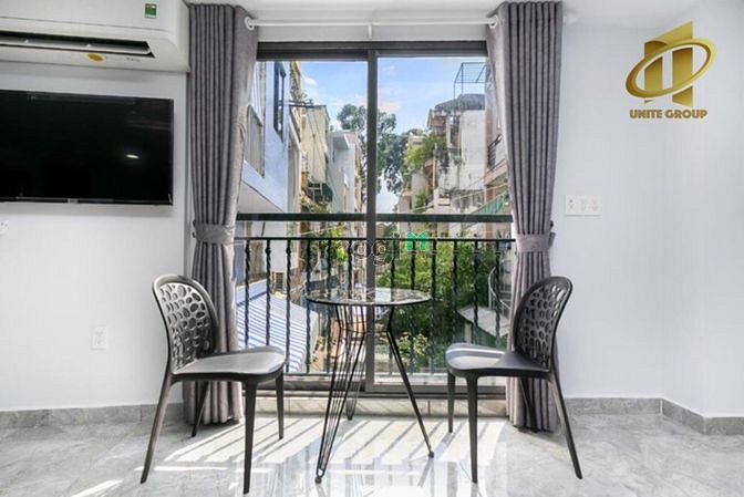 Hình ảnh Studio_BAN CÔNG_Full nội thất cao cấp_45m2_chợ Tân Định_Hồ con rùa