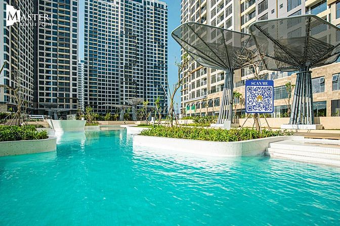Hình ảnh Cho thuê Masteri Centre Point 1PN+ miễn PQL 54m2 full Bếp