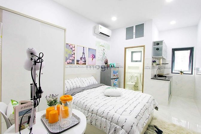 Hình ảnh Căn Hộ STUDIO full nội thất với 3 mặt kính gần chợ Tân Quy ,Lotte Mart