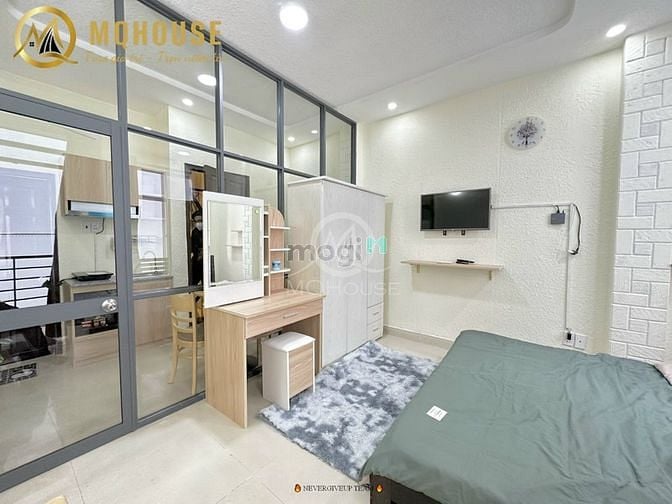 Hình ảnh Căn Hộ 1PN Ban Công Full Nội Thất Máy Giặc Riêng View Võ Văn Kiệt