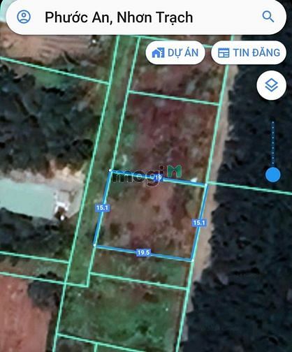Hình ảnh Bán  đất  xã  Phước  An,  Nhơn trạch,  289m2,  1tỷ8