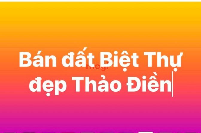 Hình ảnh Bán Đất Biệt Thự hẻm Nguyễn Văn Hưởng Thảo Điền DT 434m2 giá 100 tỷ