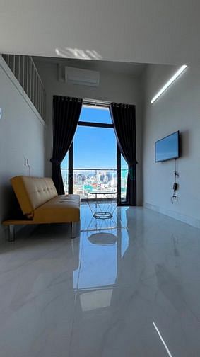 Hình ảnh Cho thue căn duplex bancon mới 100% giá ưu đãi đến 10% cạnh lotte q7
