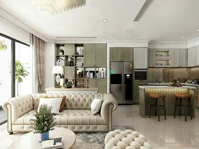 Hình ảnh Cho thuê 3PN, Vinhomes BaSon, 120m2, 55 triệu/th, full NT, full view