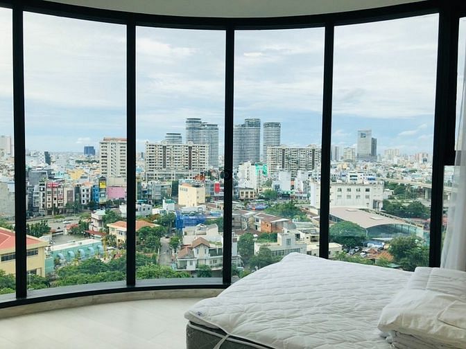 Hình ảnh 2PN - 2WC ,80m2 Vòng Cung view sông , Landmark giá 26 tr/tháng