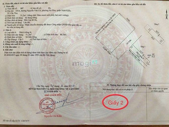 Hình ảnh Nhà rộng rãi góc 2 mặt tiền đường Nguyễn Văn Cừ (lộ 20), Cần Thơ