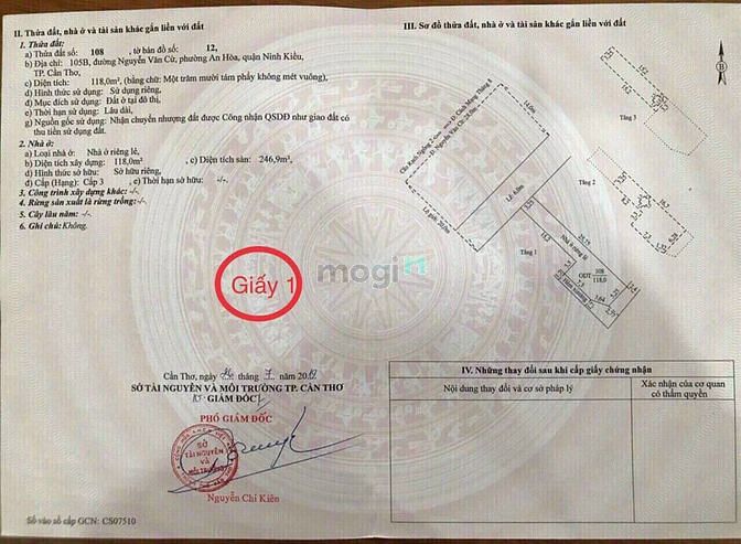 Hình ảnh Nhà rộng rãi góc 2 mặt tiền đường Nguyễn Văn Cừ (lộ 20), Cần Thơ