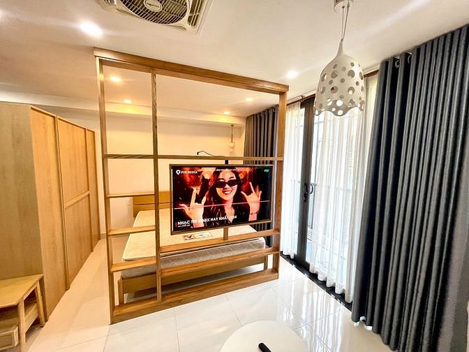 Hình ảnh 🍀TRỐNG SẴN STUDIO BAN CÔNG 🌹, Máy giặt riêng, dọn phòng free