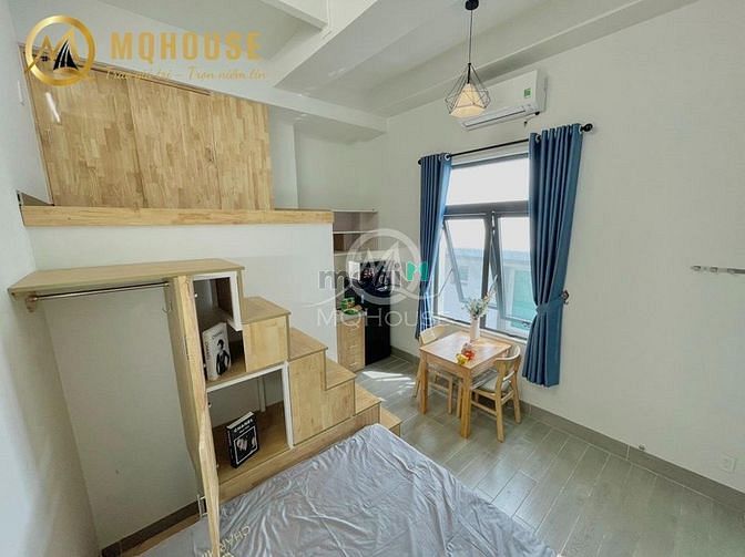 Hình ảnh Duplex ban công cửa sổ trời full NT, nhà mới xây mát rượi gần HS - TS