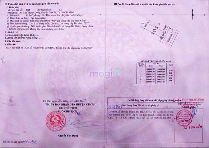 Hình ảnh Cần bán lô đất gần Chợ Hóc Môn, sổ hồng riêng